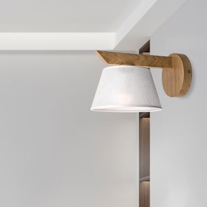 Brilagi - LED  Nástěnné svítidlo ANTHONY 1xE14/40W/230V dub/bílá