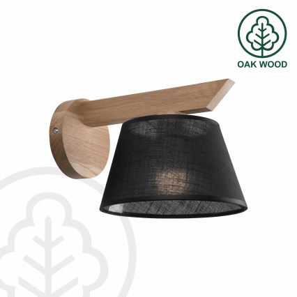 Brilagi - LED  Nástěnné svítidlo ANTHONY 1xE14/40W/230V dub/černá