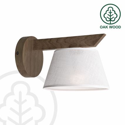 Brilagi - LED  Nástěnné svítidlo ANTHONY 1xE14/40W/230V dub ořech/bílá