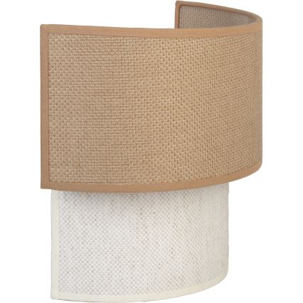 Brilagi - LED Nástěnné svítidlo BOHO ECO 1xE27/10W/230V béžová/krémová