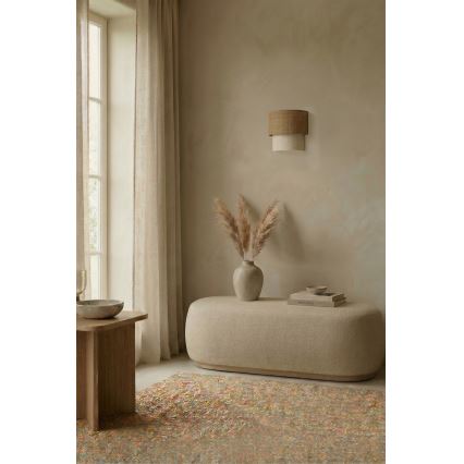 Brilagi - LED Nástěnné svítidlo BOHO ECO 1xE27/10W/230V béžová/krémová