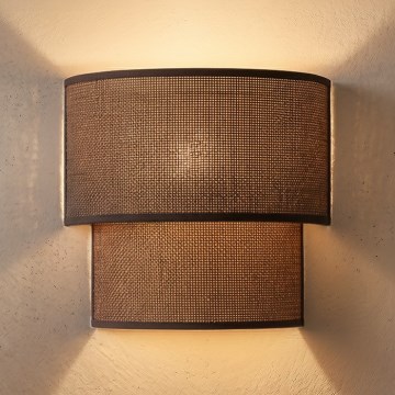 Brilagi - LED Nástěnné svítidlo BOHO ECO 1xE27/10W/230V hnědá