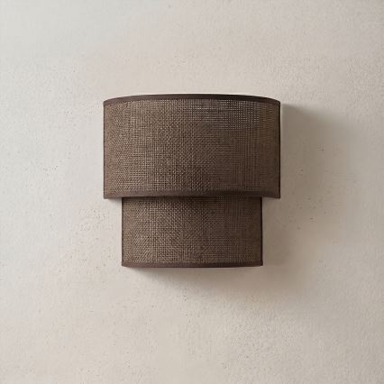 Brilagi - LED Nástěnné svítidlo BOHO ECO 1xE27/10W/230V hnědá