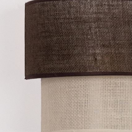 Brilagi - LED Nástěnné svítidlo BOHO ECO 1xE27/10W/230V hnědá/krémová