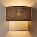 Brilagi - LED Nástěnné svítidlo BOHO ECO 1xE27/10W/230V hnědá/krémová