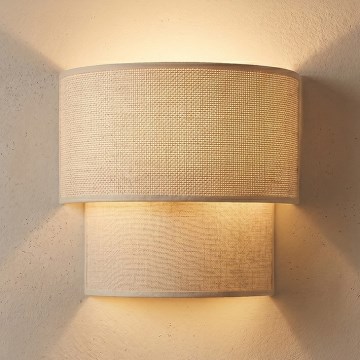 Brilagi - LED Nástěnné svítidlo BOHO ECO 1xE27/10W/230V krémová
