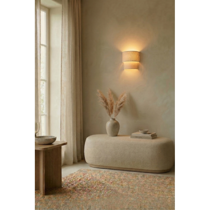 Brilagi - LED Nástěnné svítidlo BOHO ECO 1xE27/10W/230V krémová