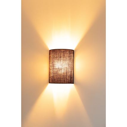 Brilagi - LED Nástěnné svítidlo BOHO STYLE 1xE27/15W/230V hnědá