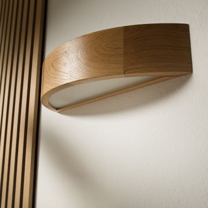 Brilagi - LED Nástěnné svítidlo CARVALHO 1xE27/15W/230V dub