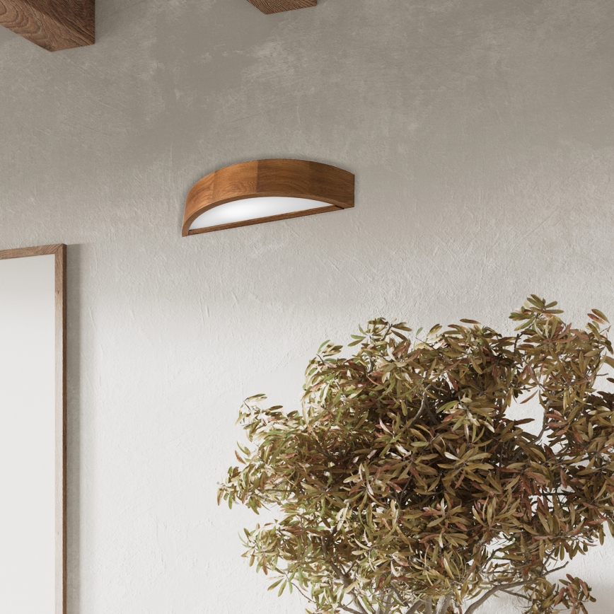 Brilagi - LED Nástěnné svítidlo CARVALHO 1xE27/15W/230V dub třešeň