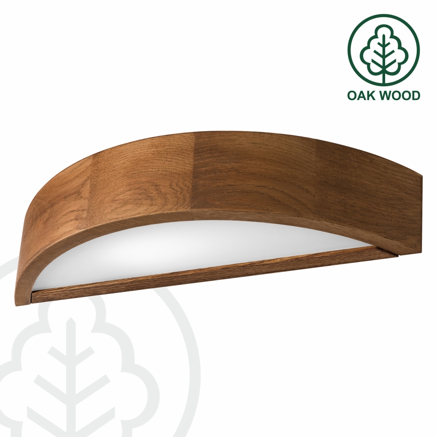 Brilagi - LED Nástěnné svítidlo CARVALHO 1xE27/15W/230V dub třešeň
