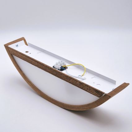 Brilagi - LED Nástěnné svítidlo CARVALHO 1xE27/15W/230V dub třešeň