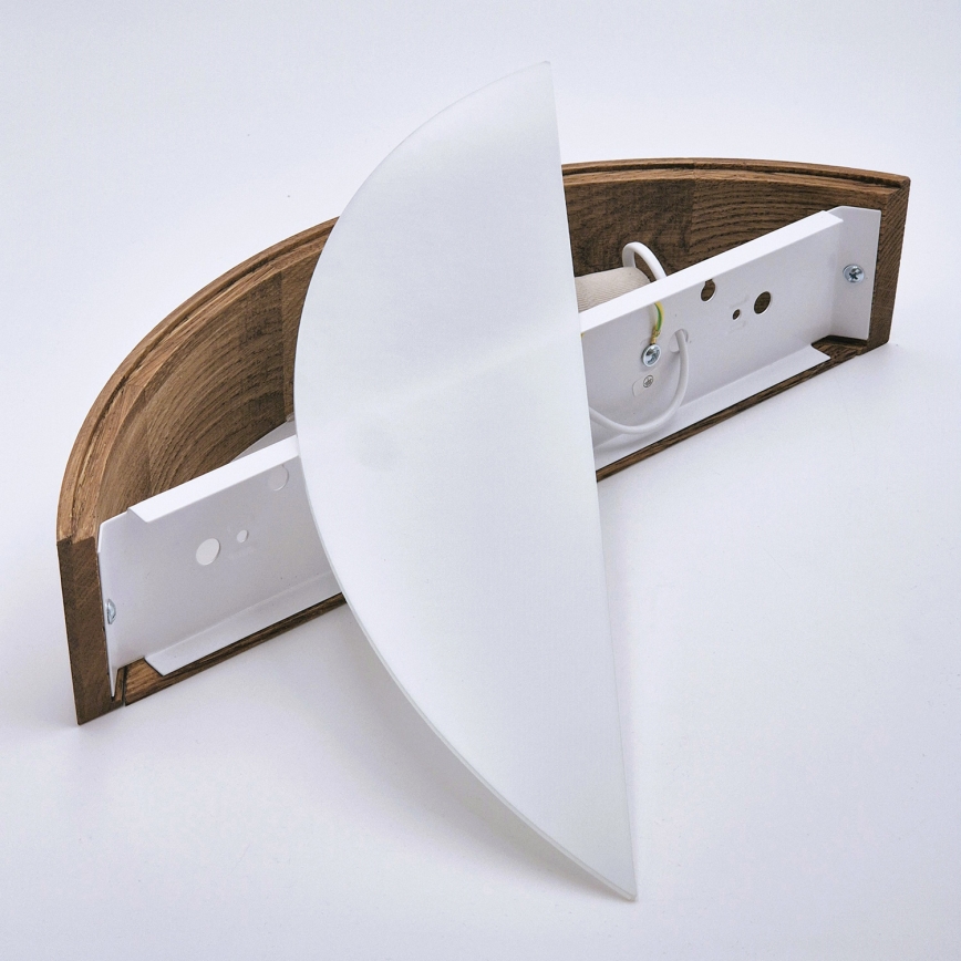 Brilagi - LED Nástěnné svítidlo CARVALHO 1xE27/15W/230V dub třešeň