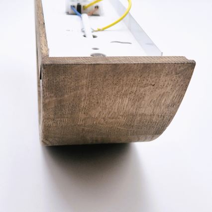 Brilagi - LED Nástěnné svítidlo CARVALHO 1xE27/60W/230V dub ořech