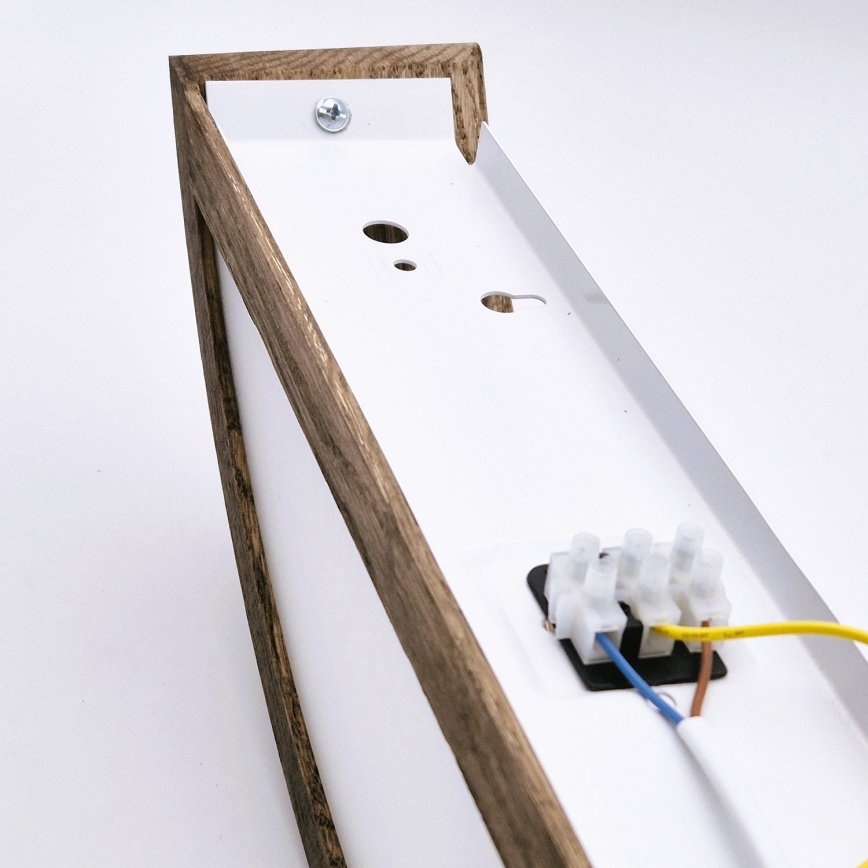 Brilagi - LED Nástěnné svítidlo CARVALHO 1xE27/60W/230V dub ořech