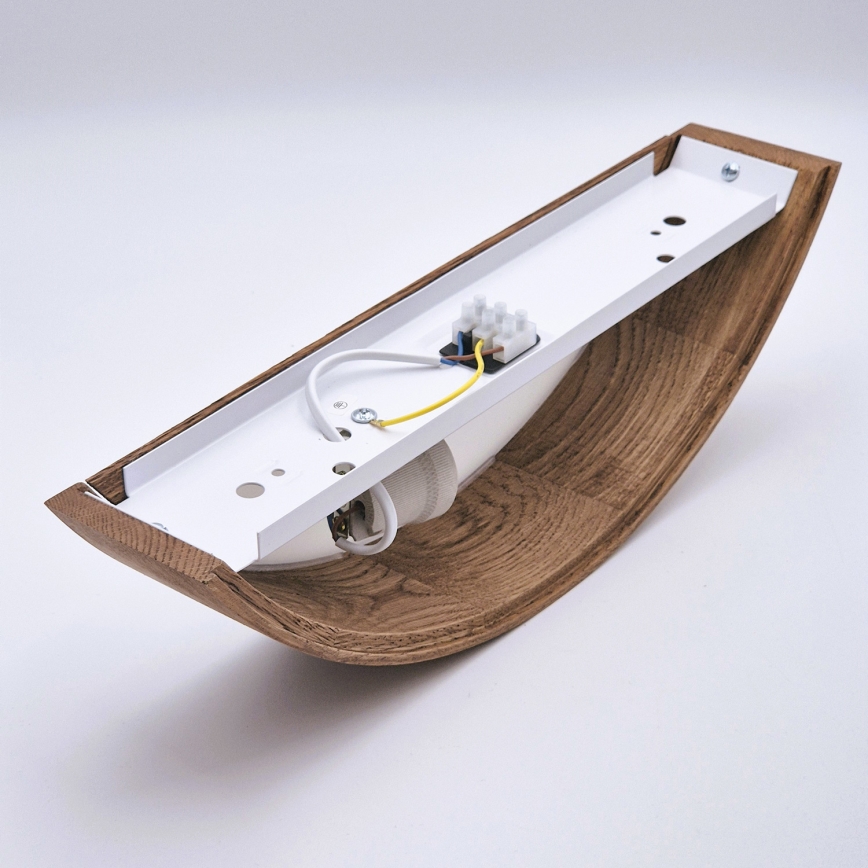 Brilagi - LED Nástěnné svítidlo CARVALHO 1xE27/60W/230V dub třešeň