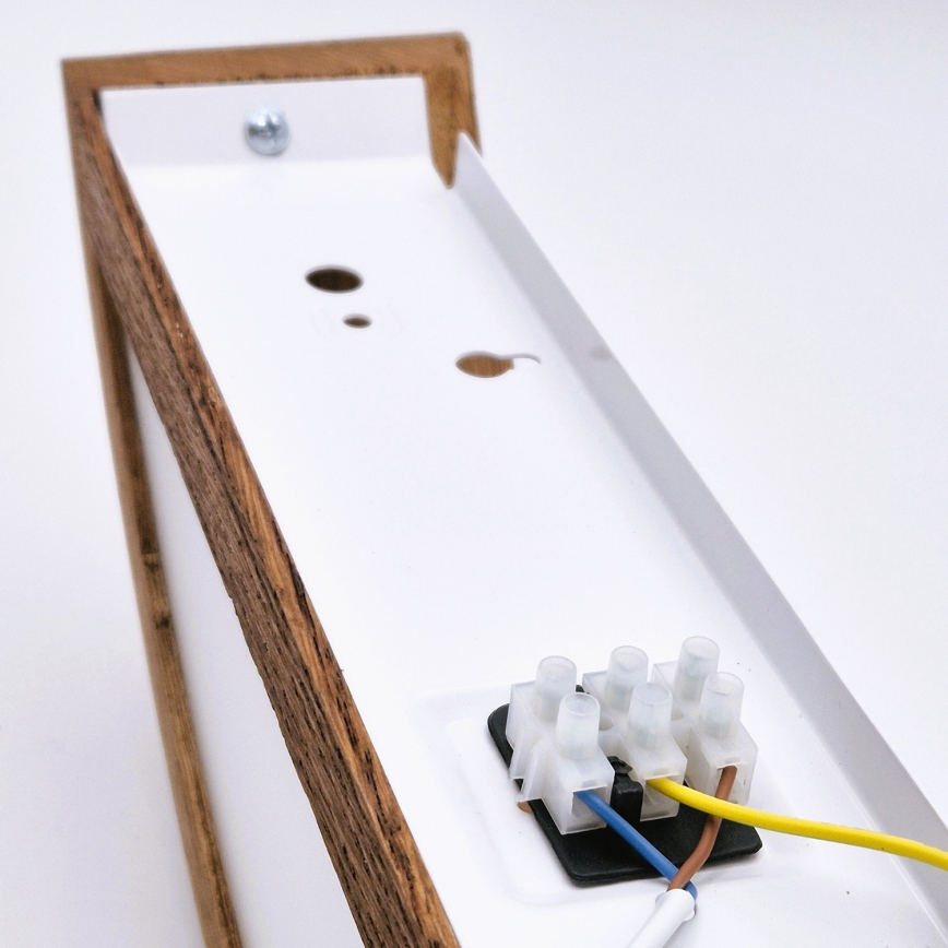 Brilagi - LED Nástěnné svítidlo CARVALHO 1xE27/60W/230V dub třešeň