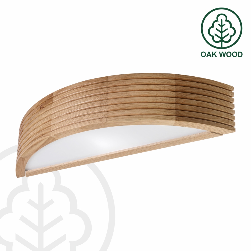 Brilagi - LED Nástěnné svítidlo CARVALHO MODERN 1xE27/60W/230V dub