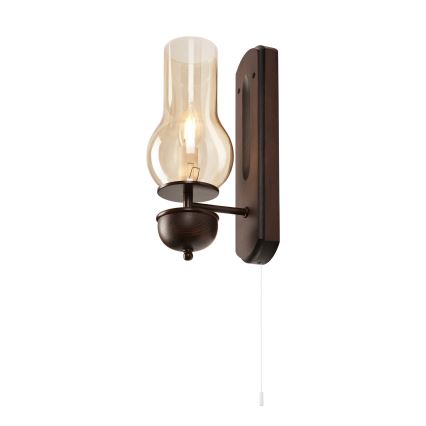 Brilagi - LED Nástěnné svítidlo COTTAGE 1xE14/40W/230V buk/hnědá