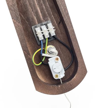 Brilagi - LED Nástěnné svítidlo COTTAGE 1xE14/40W/230V buk/hnědá