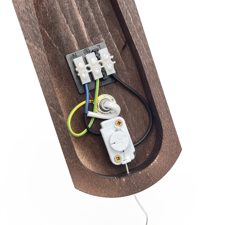 Brilagi - LED Nástěnné svítidlo COTTAGE 1xE14/40W/230V buk/hnědá