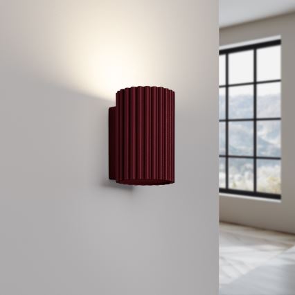Brilagi - LED Nástěnné svítidlo CRESTO 1xGU10/10W/230V 10 cm burgundy
