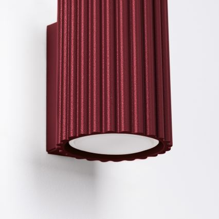 Brilagi - LED Nástěnné svítidlo CRESTO 1xGU10/10W/230V 10 cm burgundy