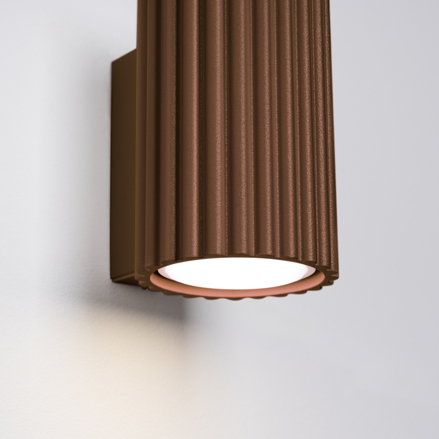 Brilagi - LED Nástěnné svítidlo CRESTO 1xGU10/10W/230V 10 cm hnědá