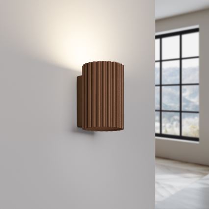 Brilagi - LED Nástěnné svítidlo CRESTO 1xGU10/10W/230V 10 cm hnědá