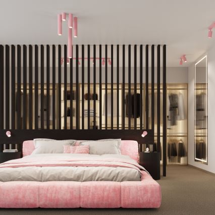 Brilagi - LED Nástěnné svítidlo CRESTO 1xGU10/10W/230V 10 cm růžová