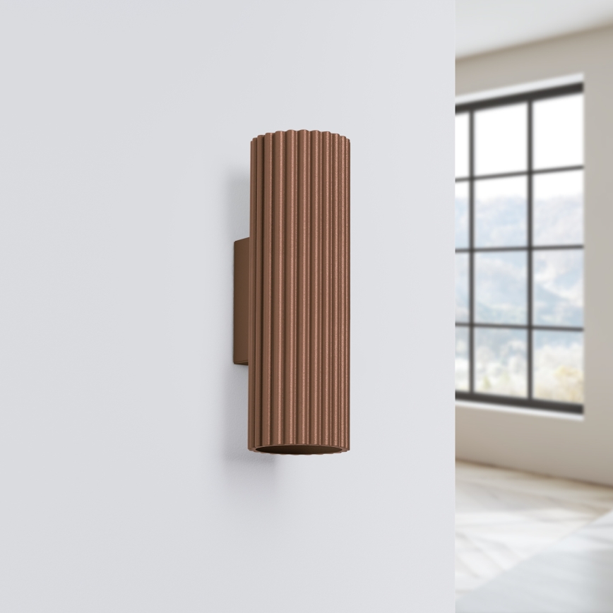 Brilagi - LED Nástěnné svítidlo CRESTO 2xGU10/10W/230V 20 cm hnědá