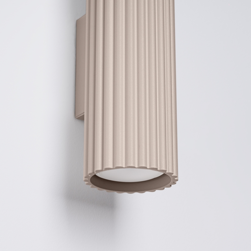 Brilagi - LED Nástěnné svítidlo CRESTO 2xGU10/10W/230V 20 cm taupe