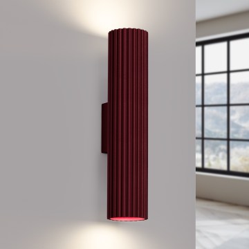 Brilagi - LED Nástěnné svítidlo CRESTO 2xGU10/10W/230V 30 cm burgundy