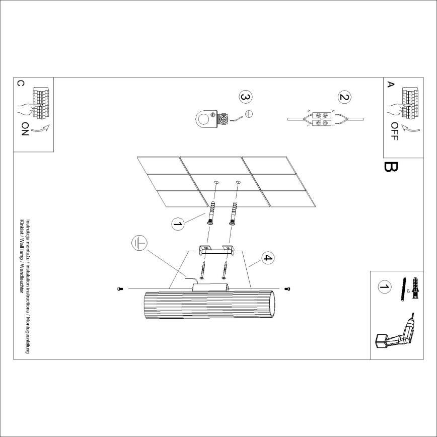 Brilagi - LED Nástěnné svítidlo CRESTO 2xGU10/10W/230V 30 cm tyrkysová