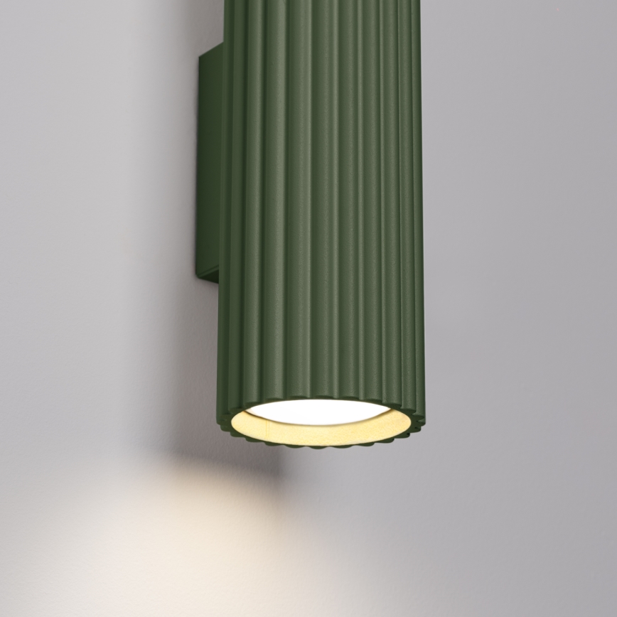 Brilagi - LED Nástěnné svítidlo CRESTO 2xGU10/10W/230V 30 cm zelená