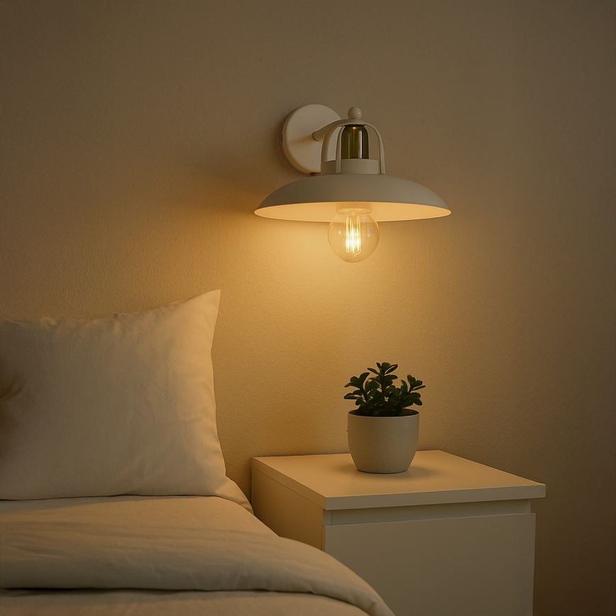 Brilagi - LED Nástěnné svítidlo FLAMENGO 1xE27/60W/230V bílá