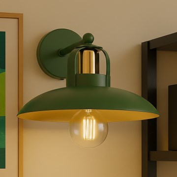 Brilagi - LED Nástěnné svítidlo FLAMENGO 1xE27/60W/230V zelená