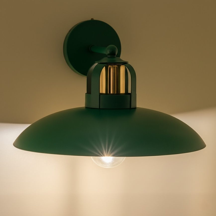 Brilagi - LED Nástěnné svítidlo FLAMENGO 1xE27/60W/230V zelená