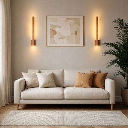 BRILAGI - LED Nástěnné svítidlo GARDALINE LED/90W/230V 100 cm dub