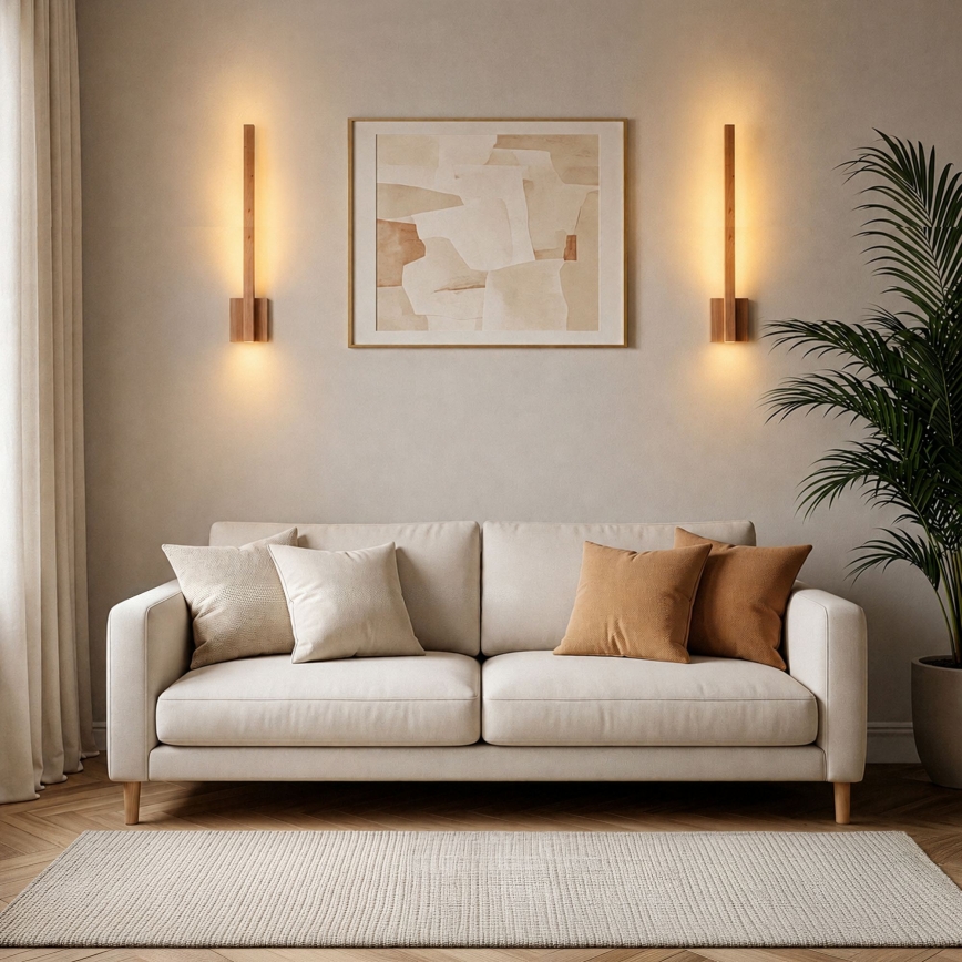 BRILAGI - LED Nástěnné svítidlo GARDALINE LED/90W/230V 100 cm dub