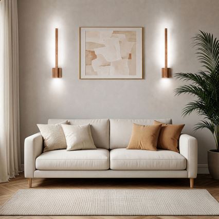 BRILAGI - LED Nástěnné svítidlo GARDALINE LED/90W/230V 100 cm dub