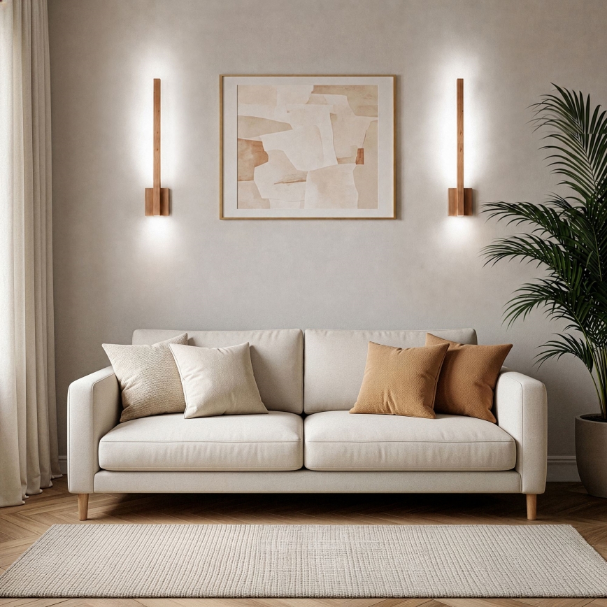 BRILAGI - LED Nástěnné svítidlo GARDALINE LED/90W/230V 100 cm dub