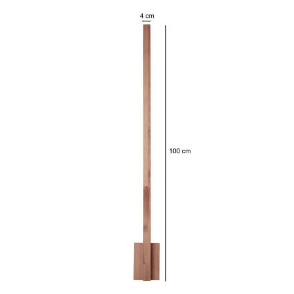BRILAGI - LED Nástěnné svítidlo GARDALINE LED/90W/230V 100 cm dub