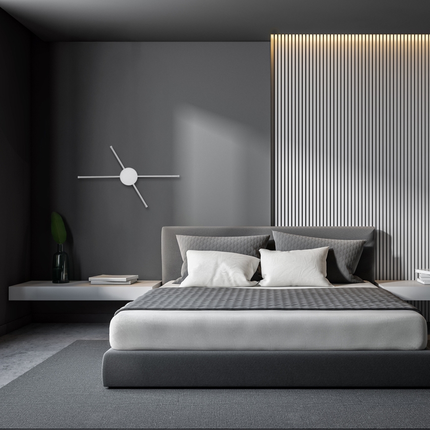 Brilagi - LED Nástěnné svítidlo LUGO QUATTRO LED/16W/230V bílá