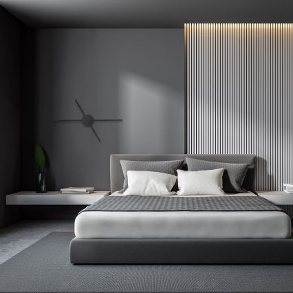 Brilagi - LED Nástěnné svítidlo LUGO QUATTRO LED/16W/230V černá