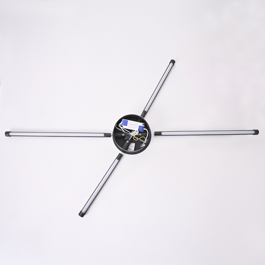 Brilagi - LED Nástěnné svítidlo LUGO QUATTRO LED/16W/230V černá