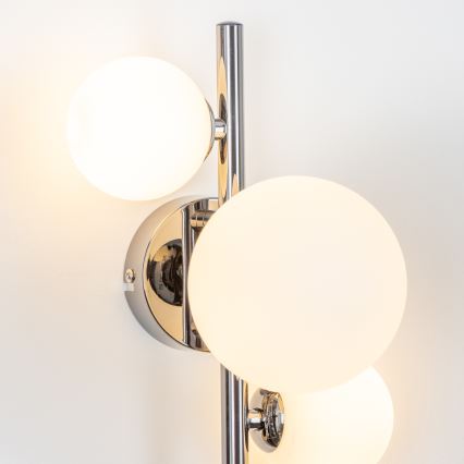 Brilagi - LED Nástěnné svítidlo MILLA 3xG9/3W/230V černý chrom/bílá