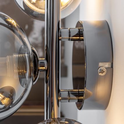 Brilagi - LED Nástěnné svítidlo MILLA 3xG9/3W/230V lesklý chrom/kouřová