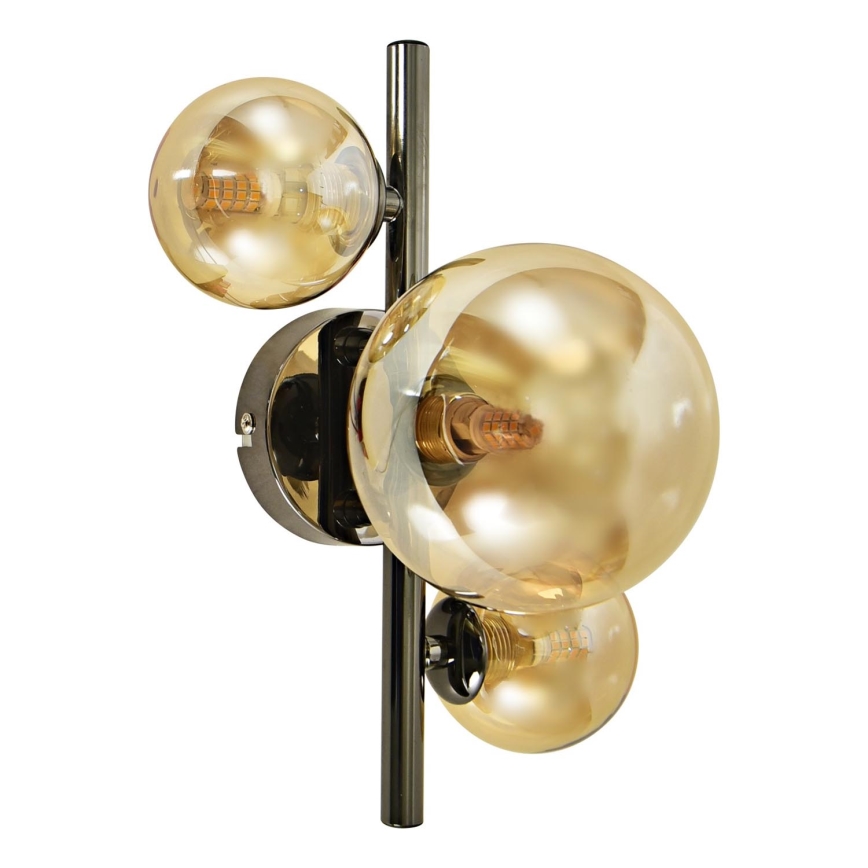 Brilagi - LED Nástěnné svítidlo MILLA 3xG9/3W/230V lesklý chrom/zlatá