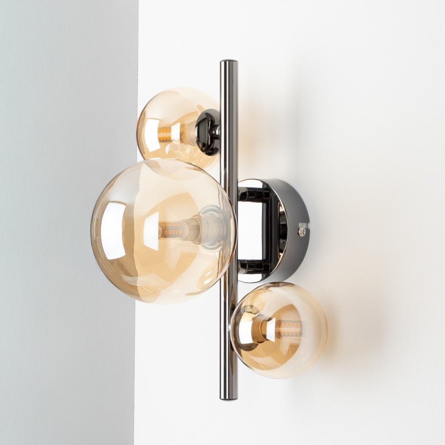 Brilagi - LED Nástěnné svítidlo MILLA 3xG9/3W/230V lesklý chrom/zlatá